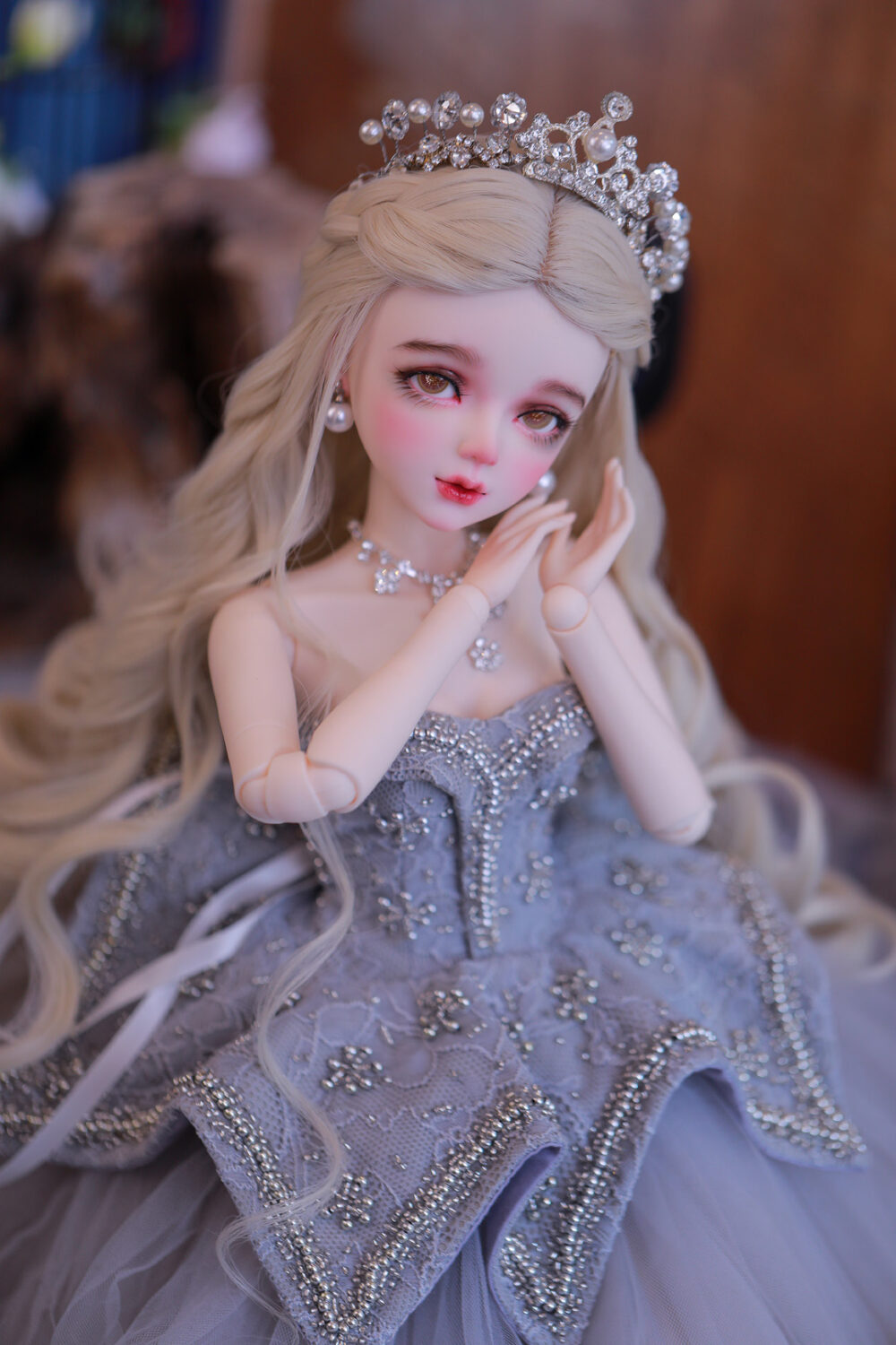 Doll Catherine :Hand-Painted 1/3 22.8 Inches, Exquisite Makeup - Image 6