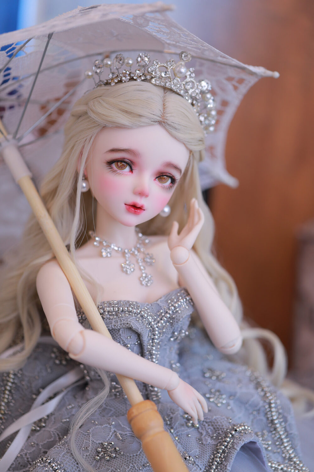 Doll Catherine :Hand-Painted 1/3 22.8 Inches, Exquisite Makeup - Image 8