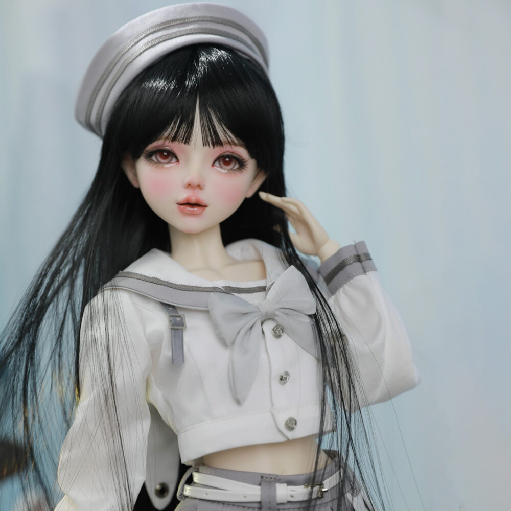 BJD Doll 1/3 Hand-Painted Doll, Sailor Uniform Girl - Image 4